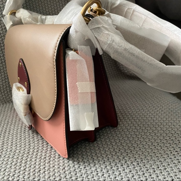 Coach Beat Shoulder Bag Colorblock with Rivets NWT - Picture 8 of 11